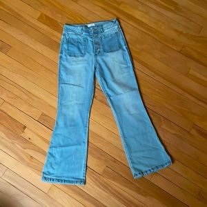 Forever 21 button fly bell bottoms - Size 27